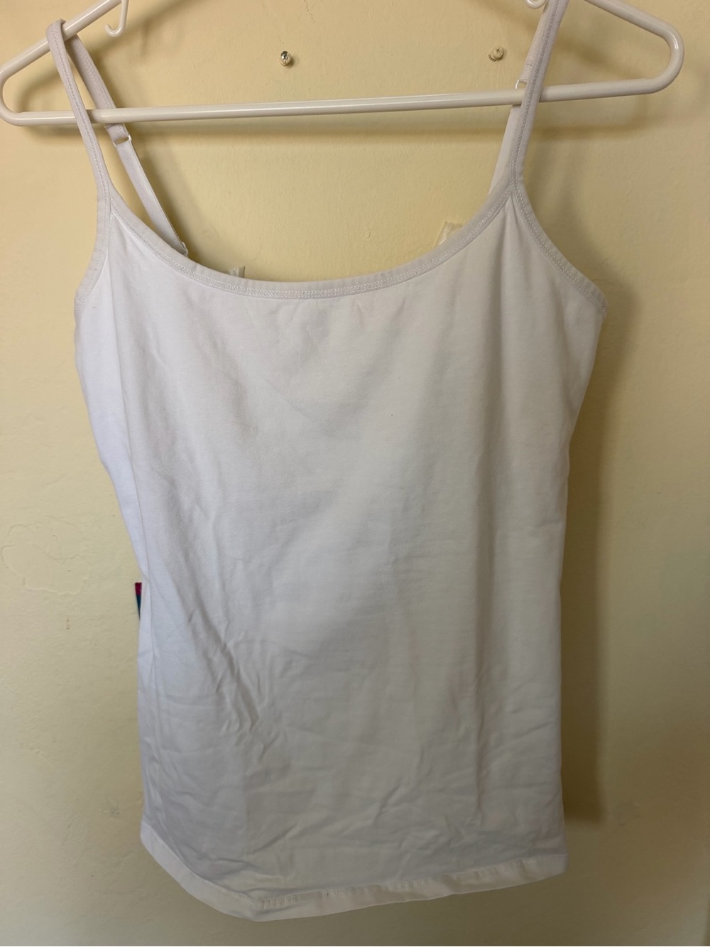 Pact 95% Organic Cotton White Everyday Spaghetti Strap Camisole - Picture 3 of 8